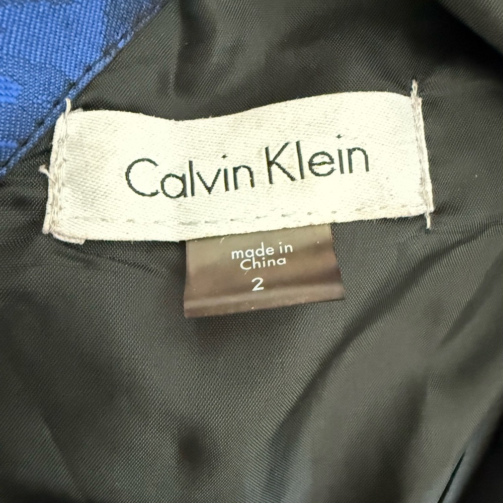 Calvin Klein Black‎ and Blue long Dress - Picture 3 of 3